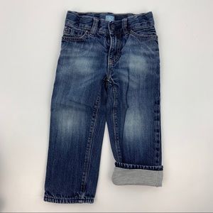 Baby Gap Jersey Lined Jeans Boy Size 3